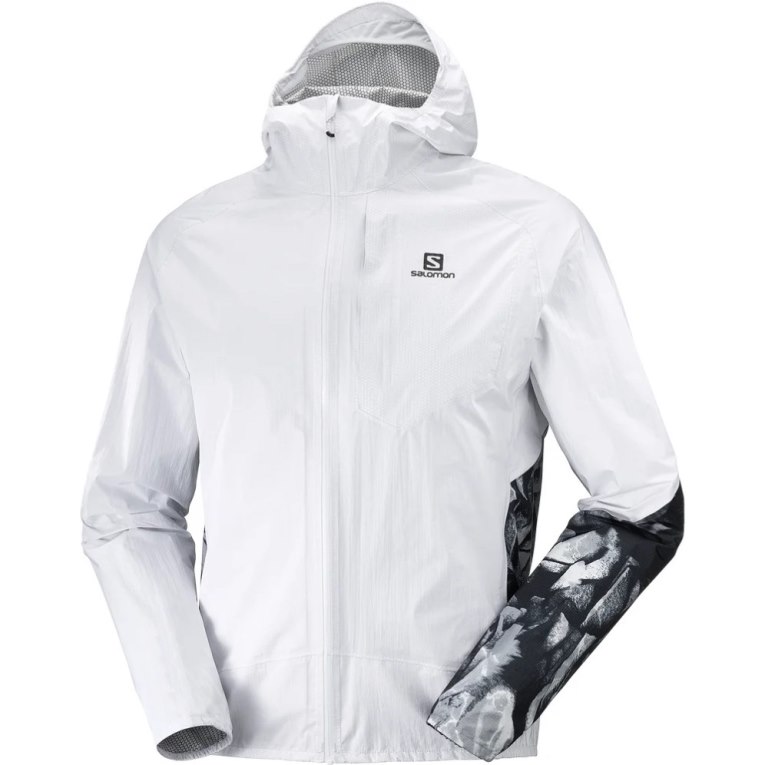 White Salomon Bonatti Waterproof Men's Shell Jackets | IE UD0968